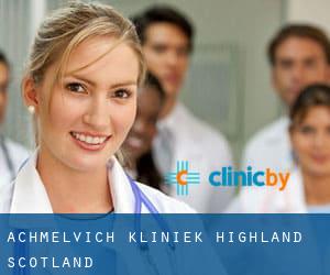 Achmelvich kliniek (Highland, Scotland)