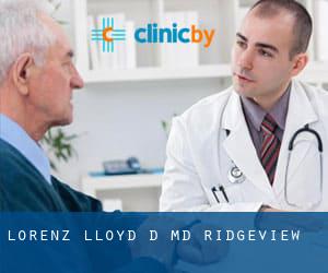 Lorenz Lloyd D MD (Ridgeview)