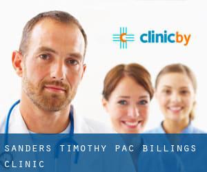 Sanders Timothy Pac Billings Clinic